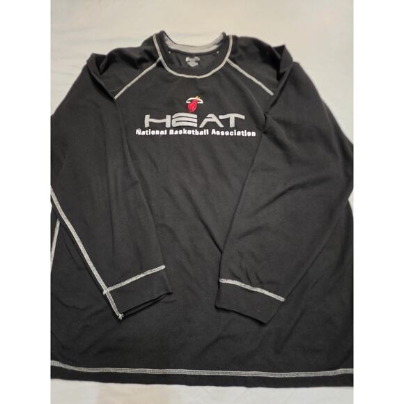 Miami Heat Men's Size Xl Longsleeve Black Shirt - Picture 2 of 6